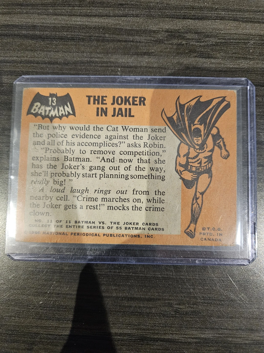 1966 Batman vs Joker Trading Card - photo 2