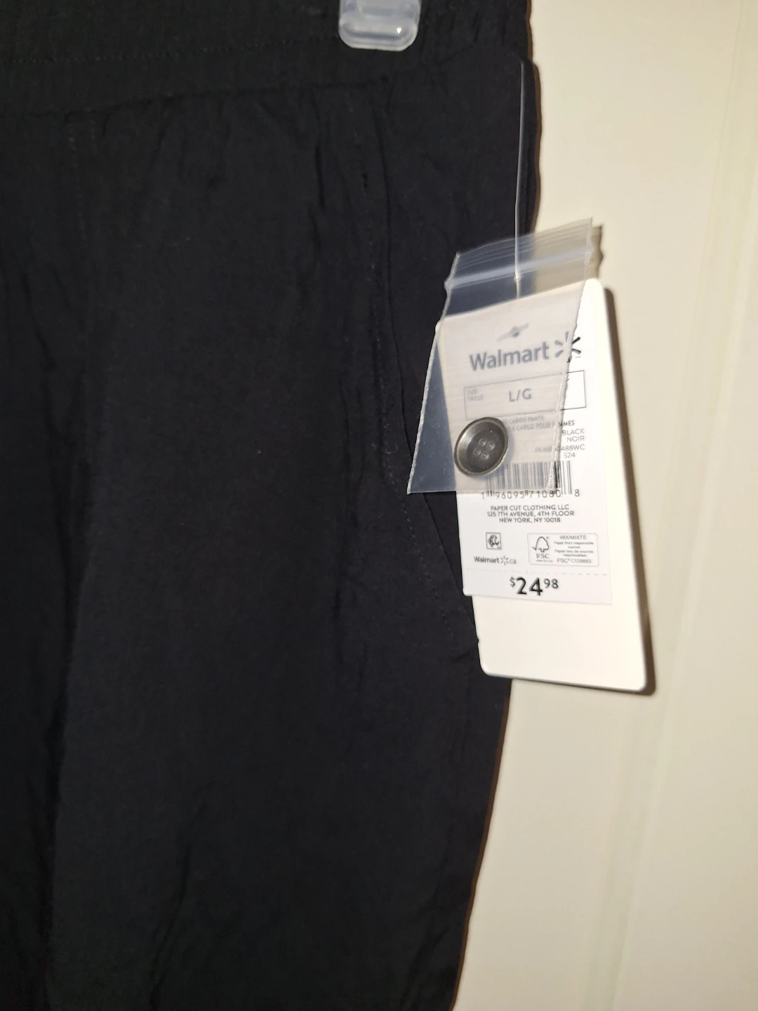 Wild Skye Black Cargo Pants - Size Large - New with Tags! - photo 3