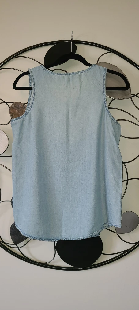 Signature Denim Tank Top - Sz. S/P - photo 2