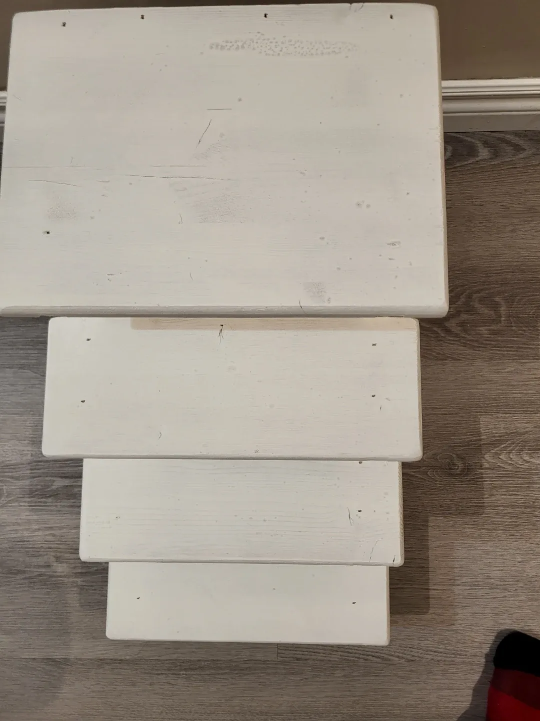 White Wooden Pet Steps - 14" Height image indicator(2)