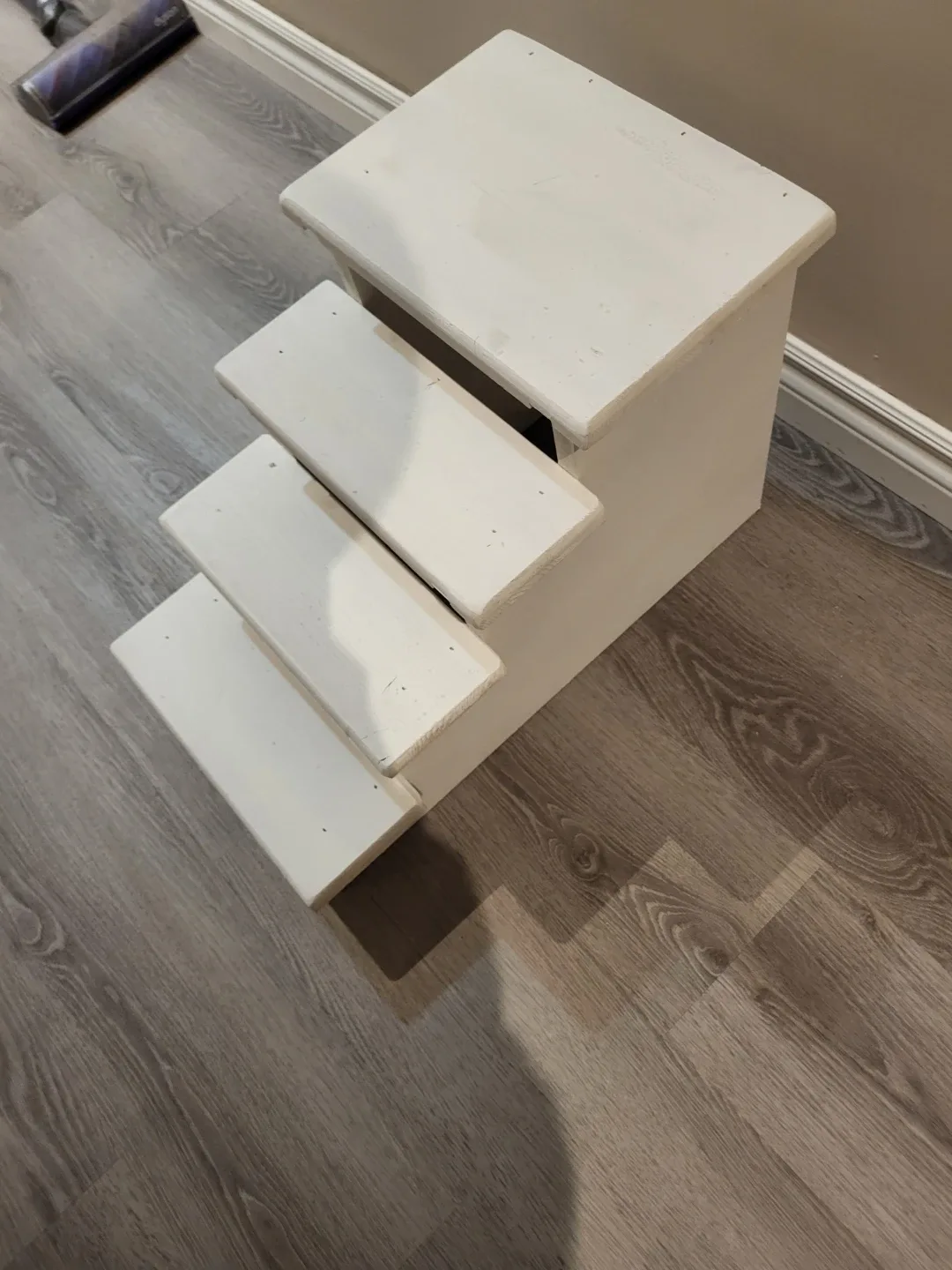 White Wooden Pet Steps - 14" Height image indicator(3)