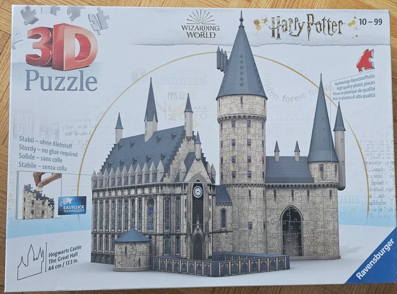 Harry Potter Hogwarts Castle 3D Puzzle - New