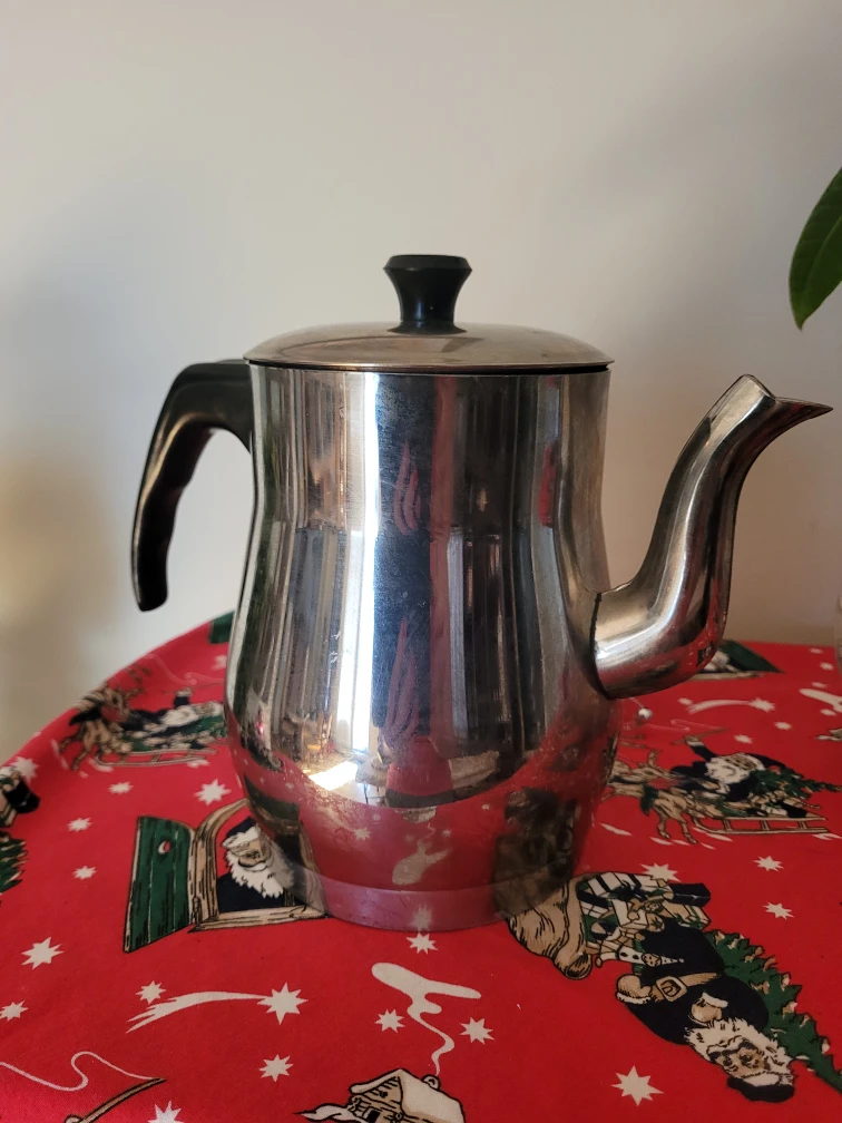 Vintage Stainless Steel Coffee Pot