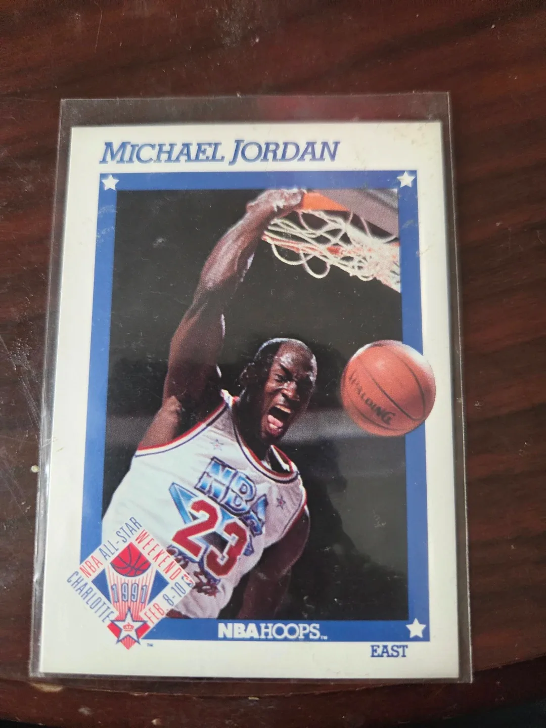 Michael Jordan NBA Hoops Trading Card