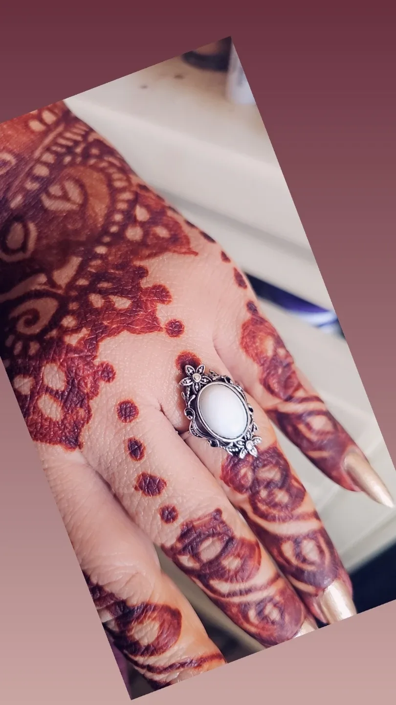 Vintage Style Morher of pearl Ring