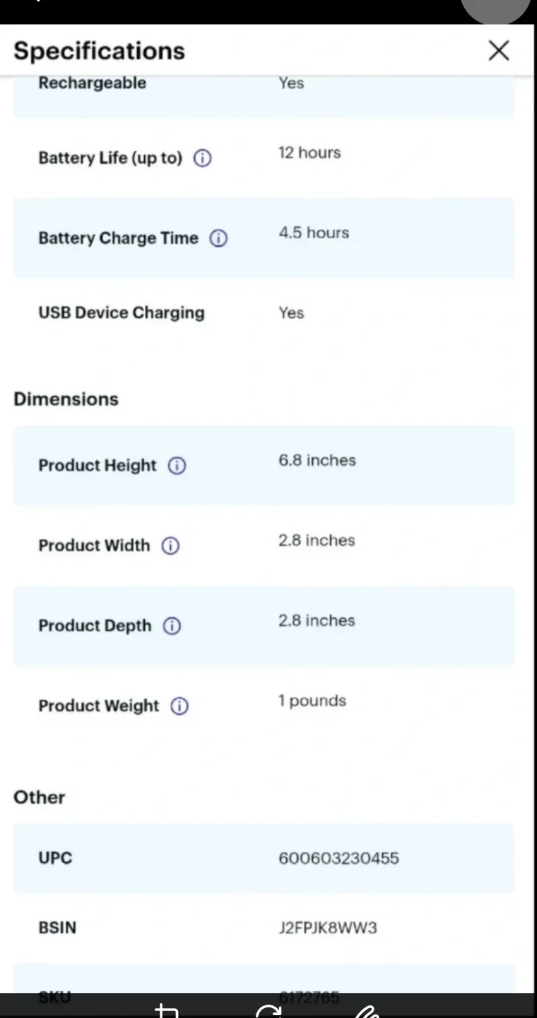 Insignia WAVE 2 Portable Bluetooth Speaker - #Cleanout image indicator(9)