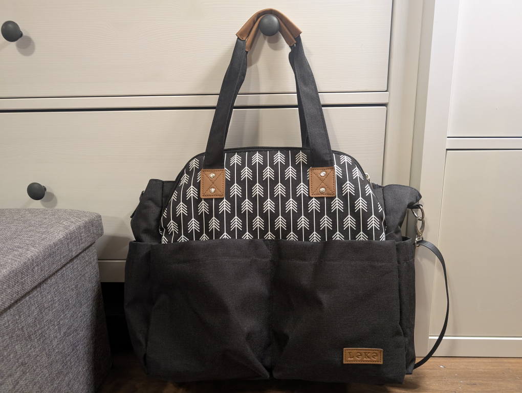LEKE Baby Diaper Bag - Black - photo 2