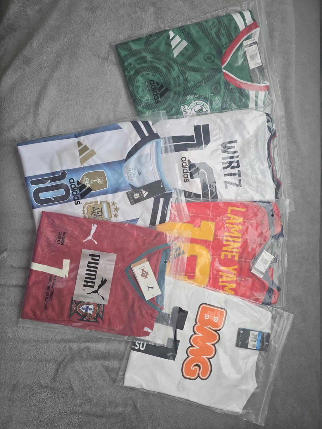 Adidas & Puma Soccer Jerseys