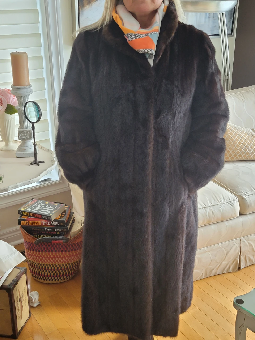 Vintage Brown Mink Fur Coat