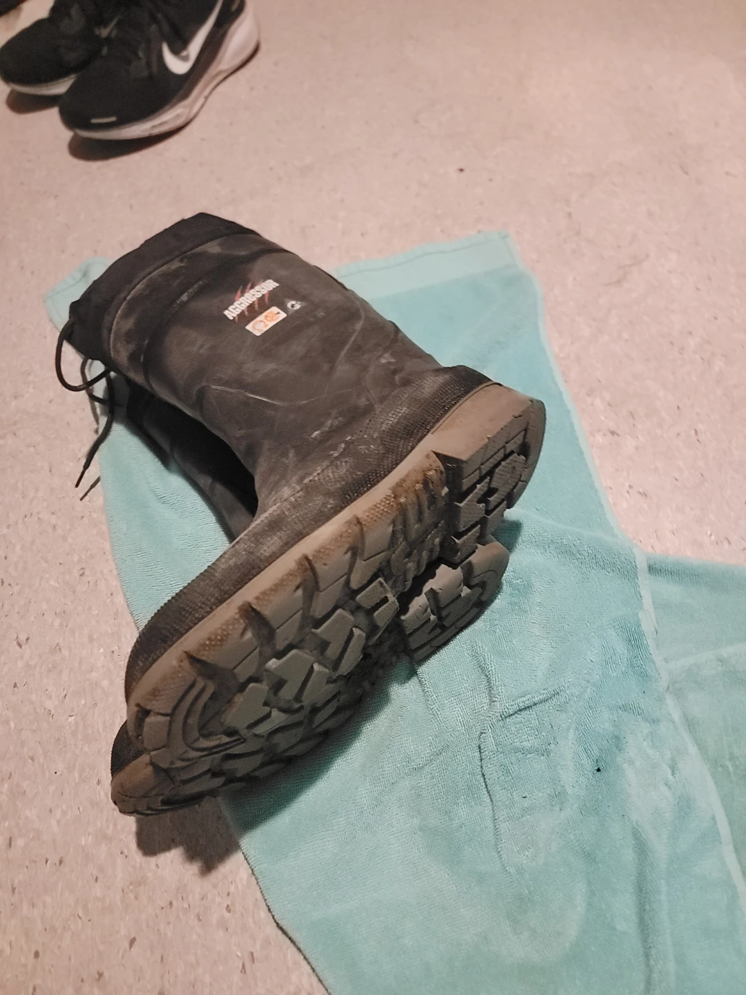 Aggressor Black steel toe rubber Boots - photo 4