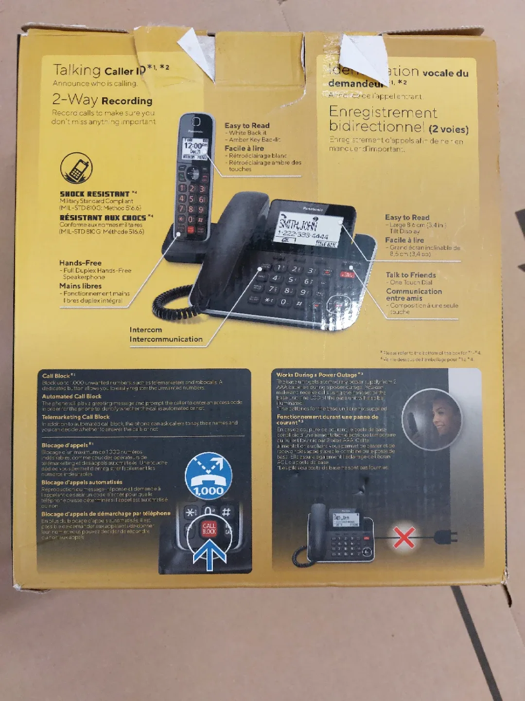 Panasonic KX-TGF872 Corded/Cordless Phone - New image indicator(2)