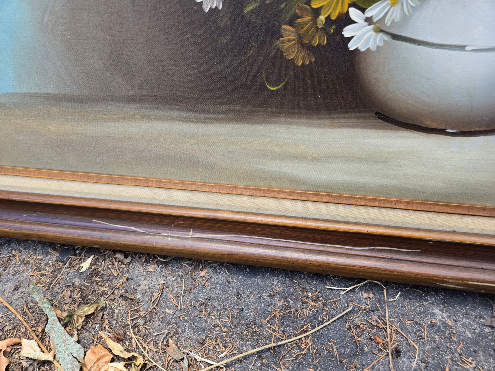 Vintage Floral Oil Painting - photo 5