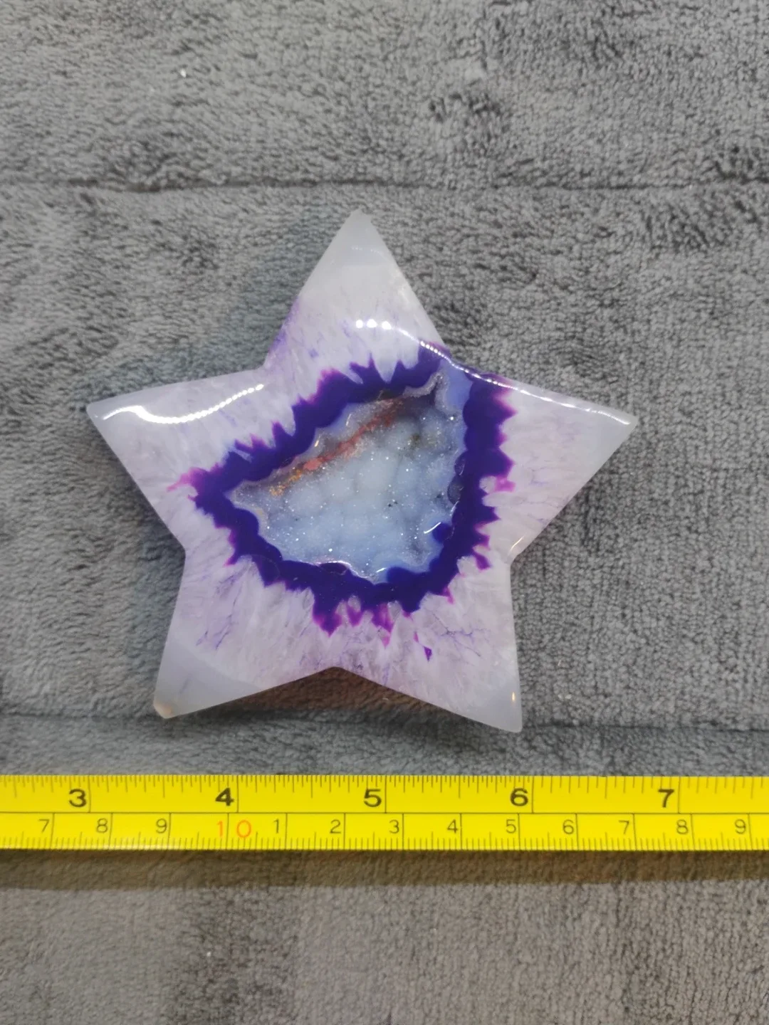 purple Quartz Stars Crystal Specimen Mineral Healing