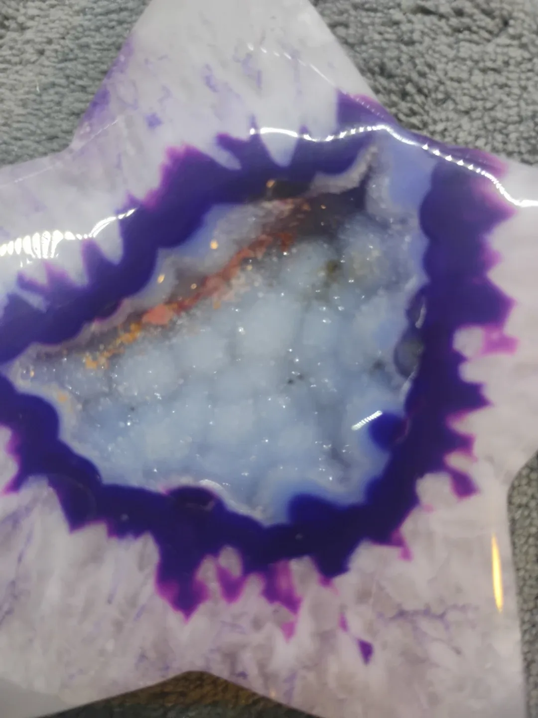 purple Quartz Stars Crystal Specimen Mineral Healing image indicator(2)