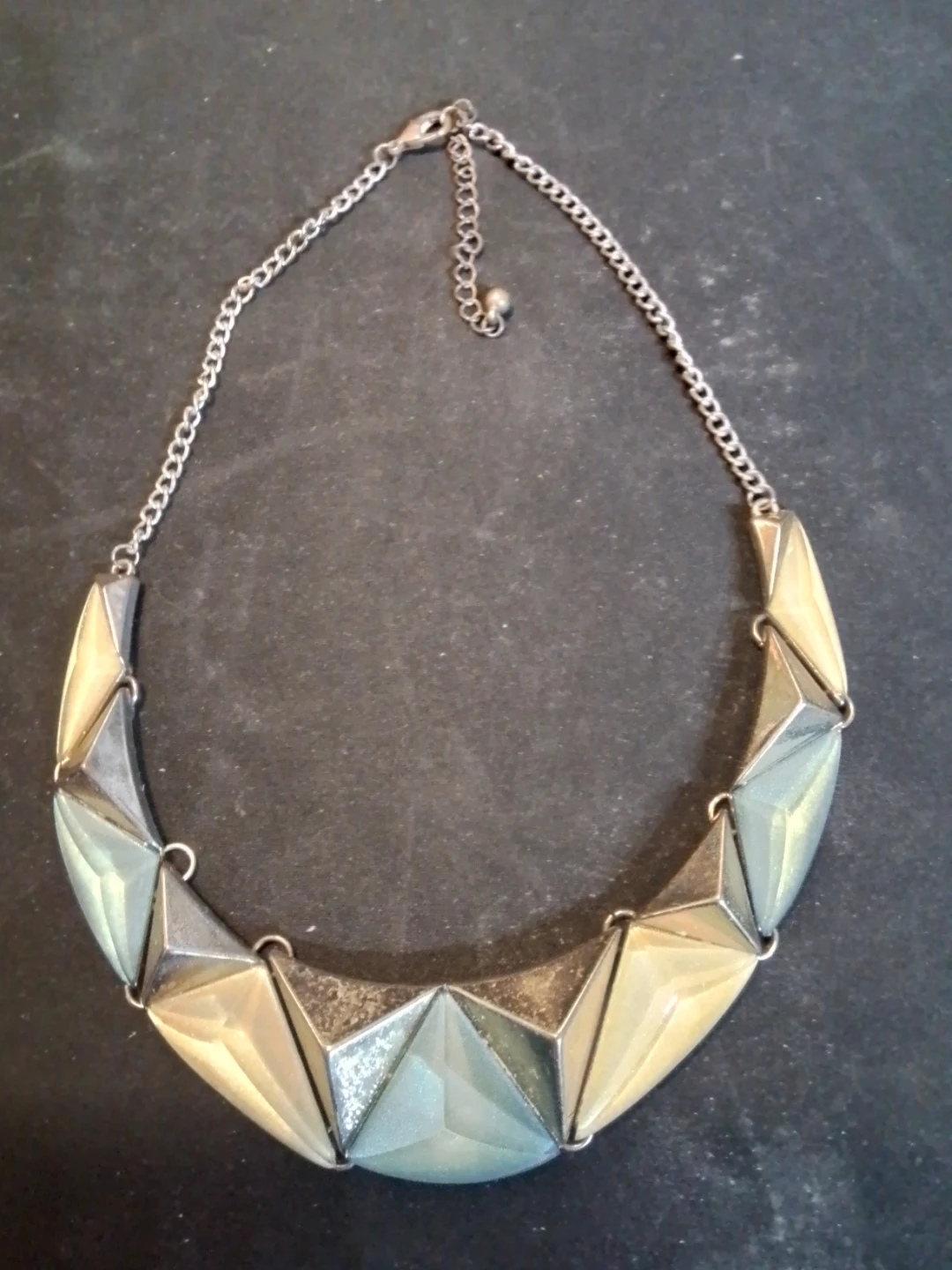 Vintage Geometric Statement Necklace