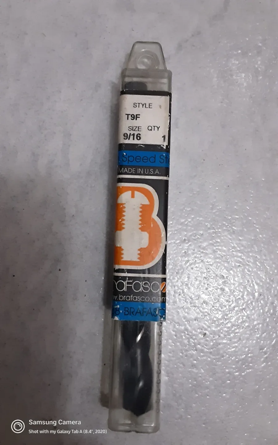 Brafasco T9F 9/16 Speed Steel Drill Bit - New