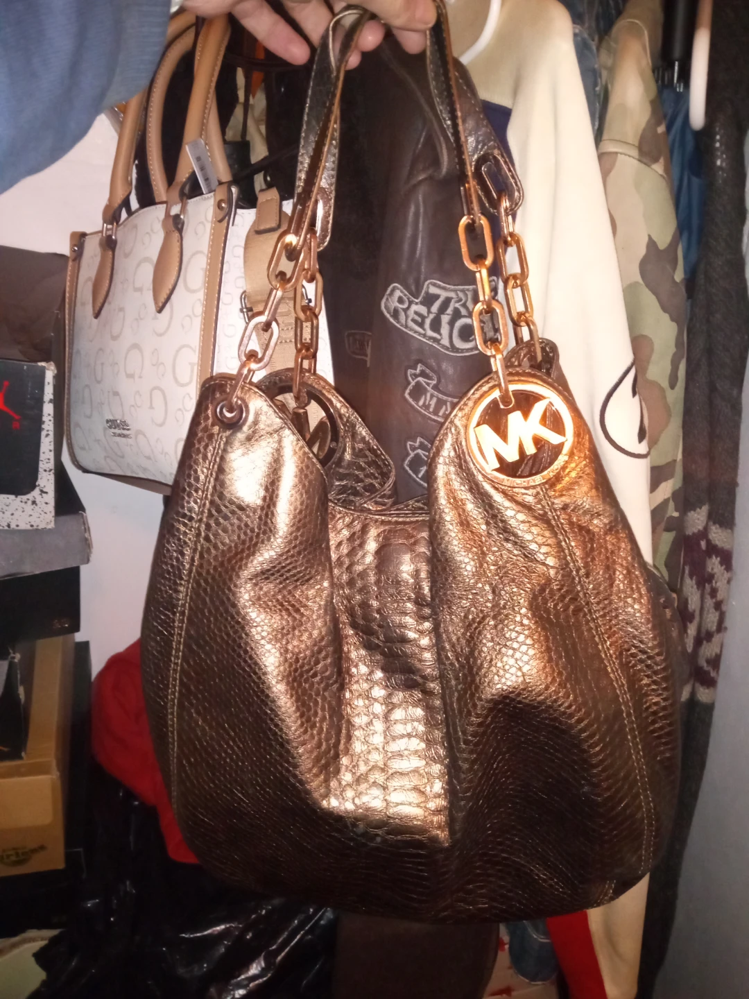 Awesome "Michael Kors Bronze Shoulder Bag - photo 5