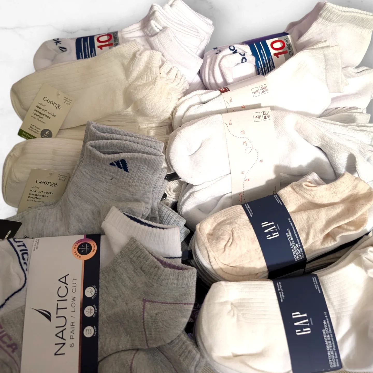 Mixed Lot: George, Gap, Nautica Socks