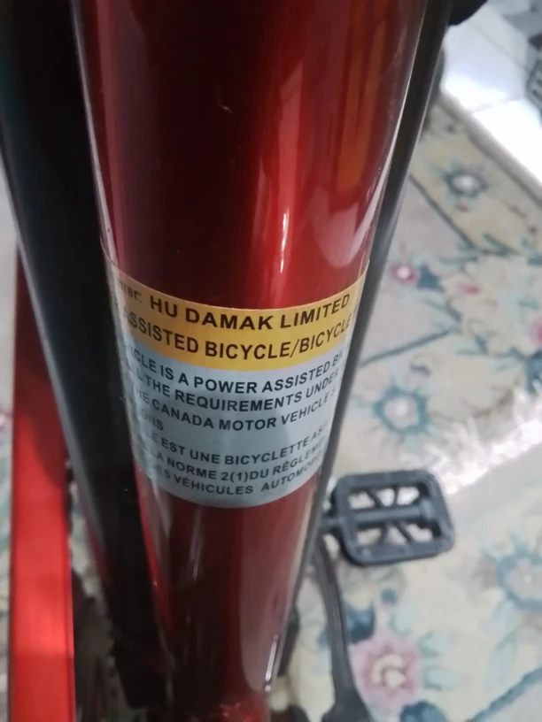 Daymak Paris V5 - Metallic Red Electric  Bicycle New - photo 4
