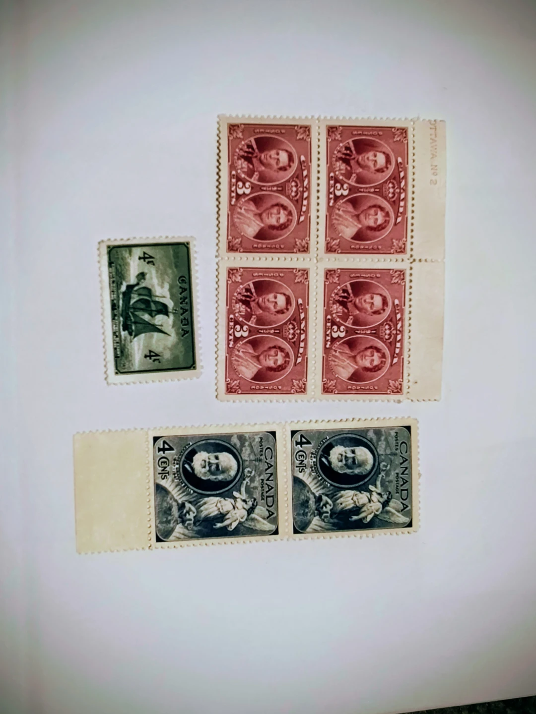 Canadian Postage Stamps, vintage to Antique - photo 2
