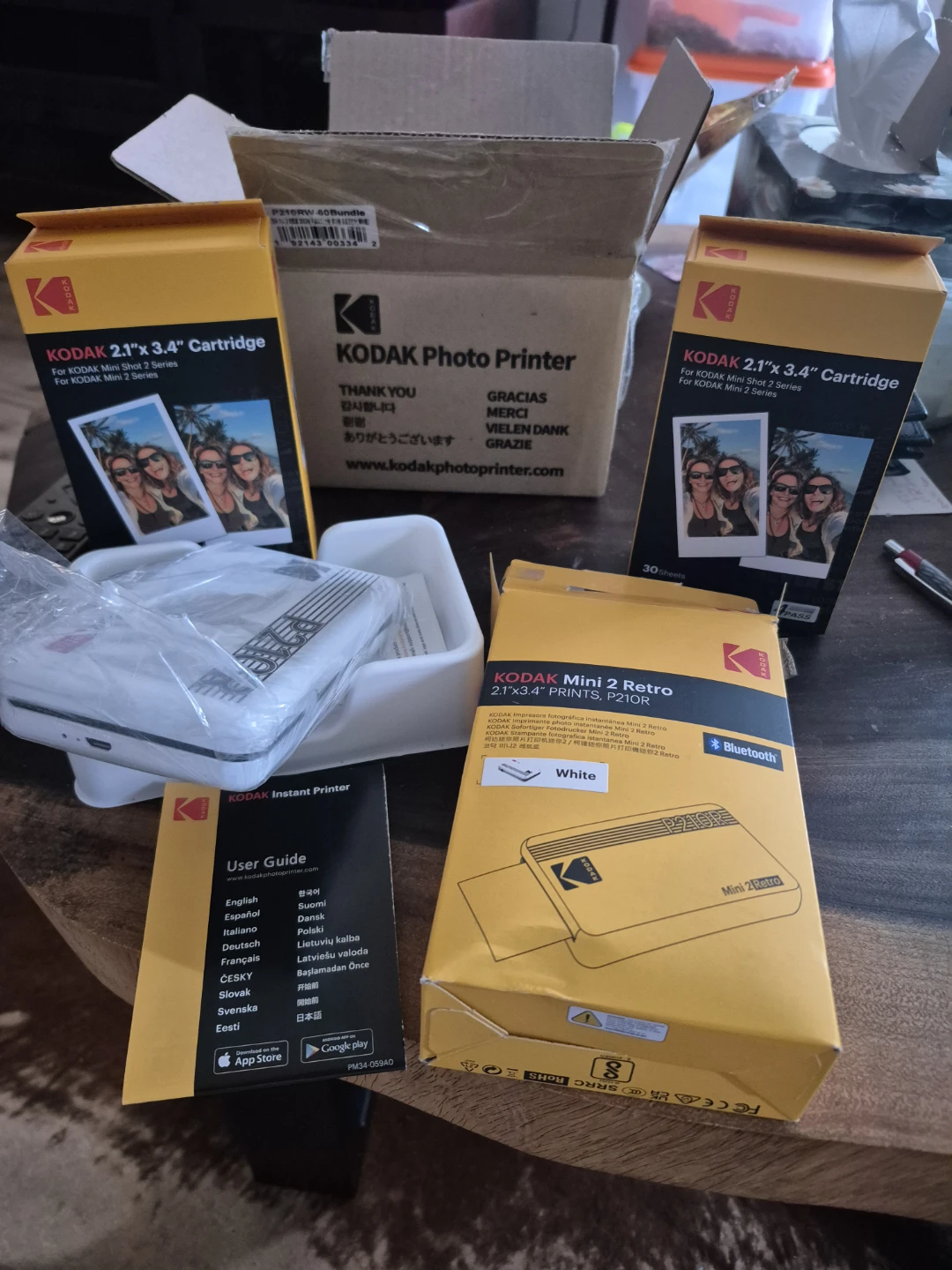 New Kodak Mini 2 Retro Photo Printer - White - photo 4