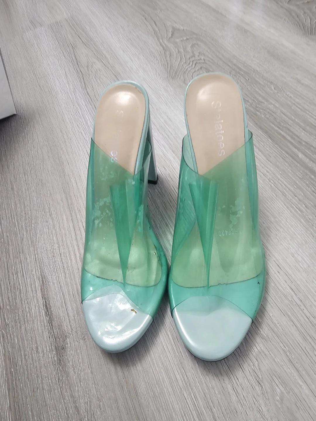 Stolaine's Green Heels - Size 36