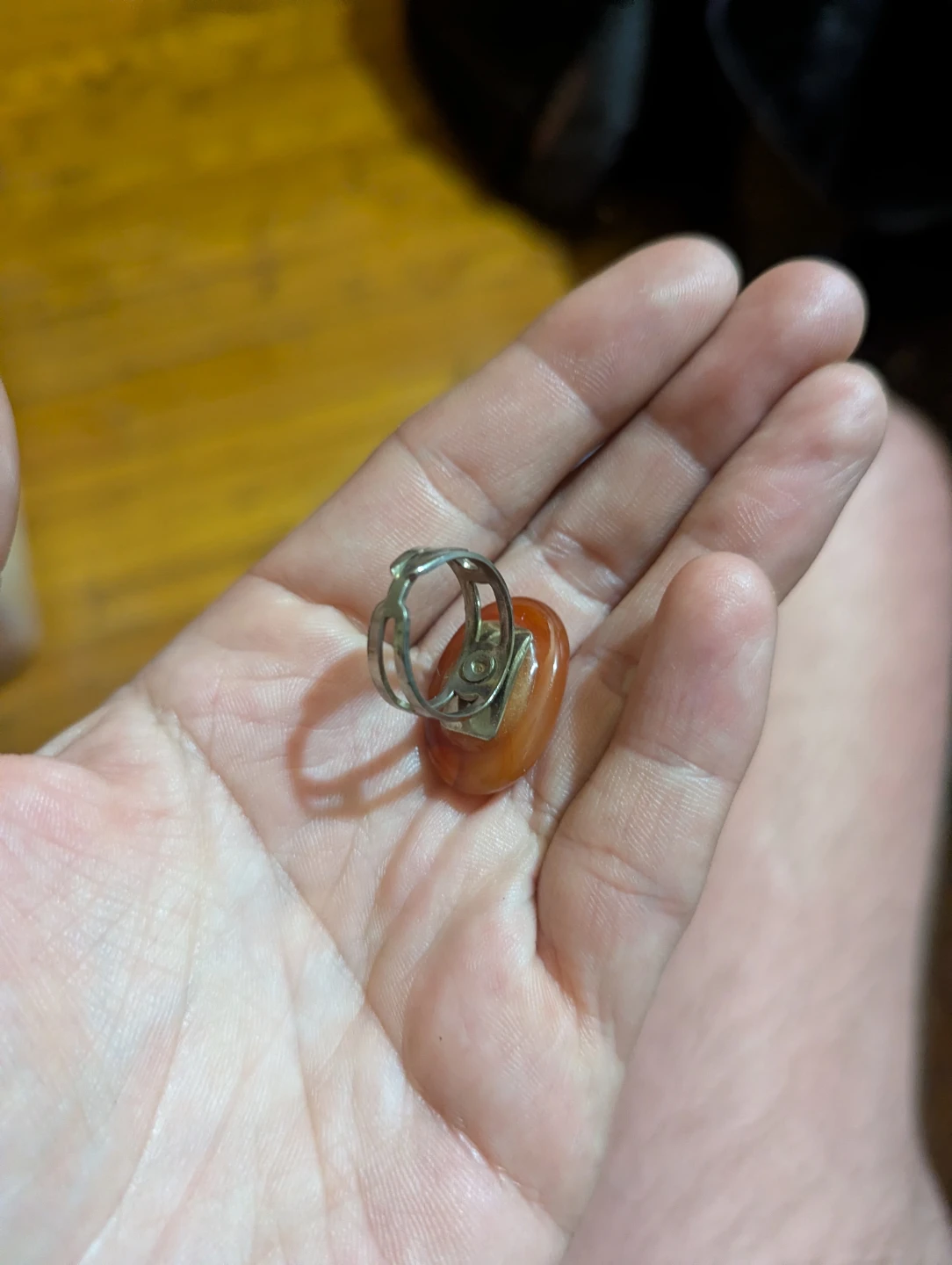 Carnelian Stone Ring Size 6.5 - photo 2