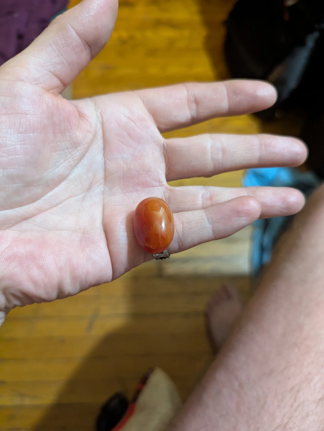Carnelian Stone Ring Size 6.5 - photo 3