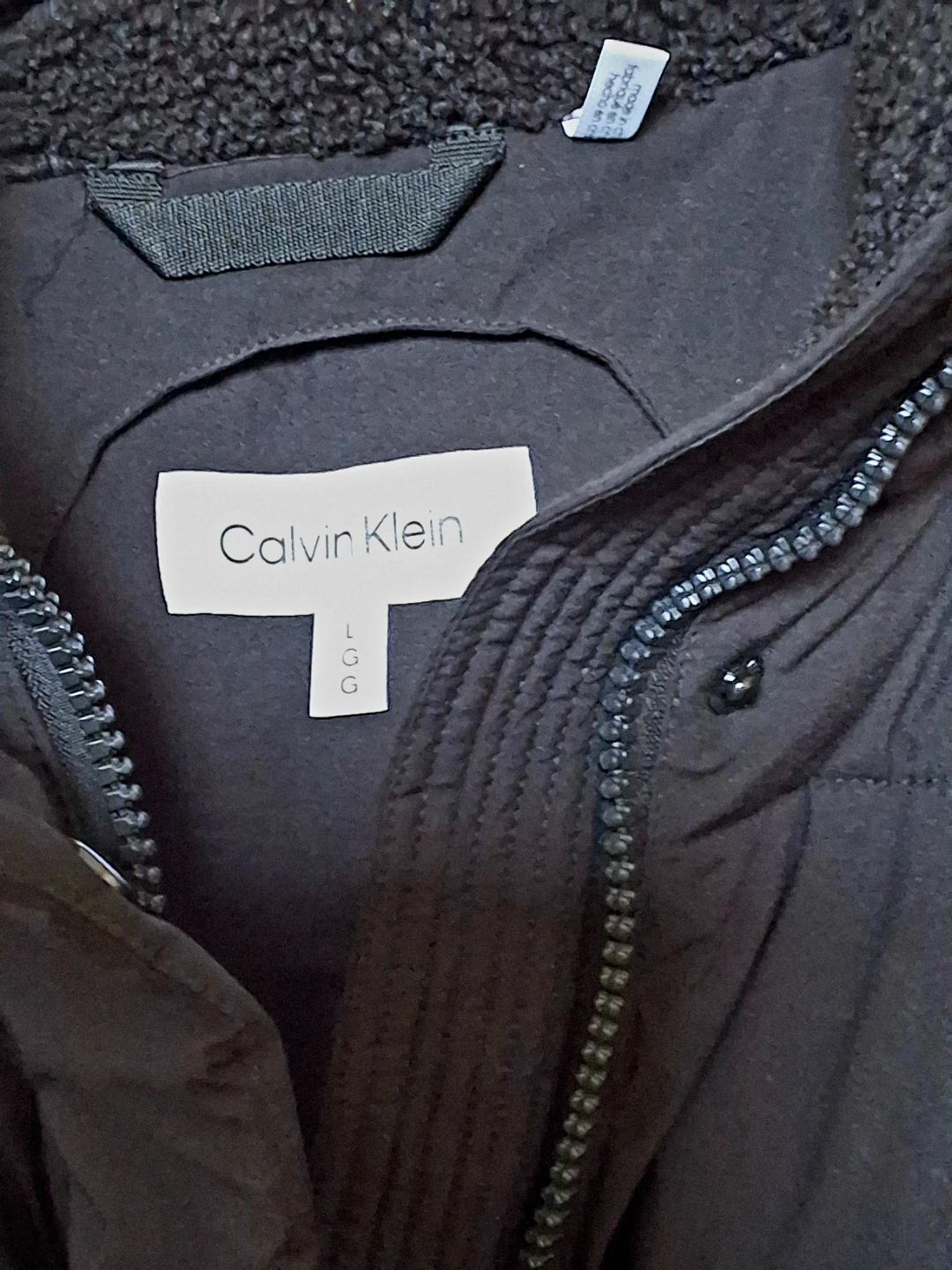 Calvin Klein Women's Black Puffer Coat - Size L - photo 2