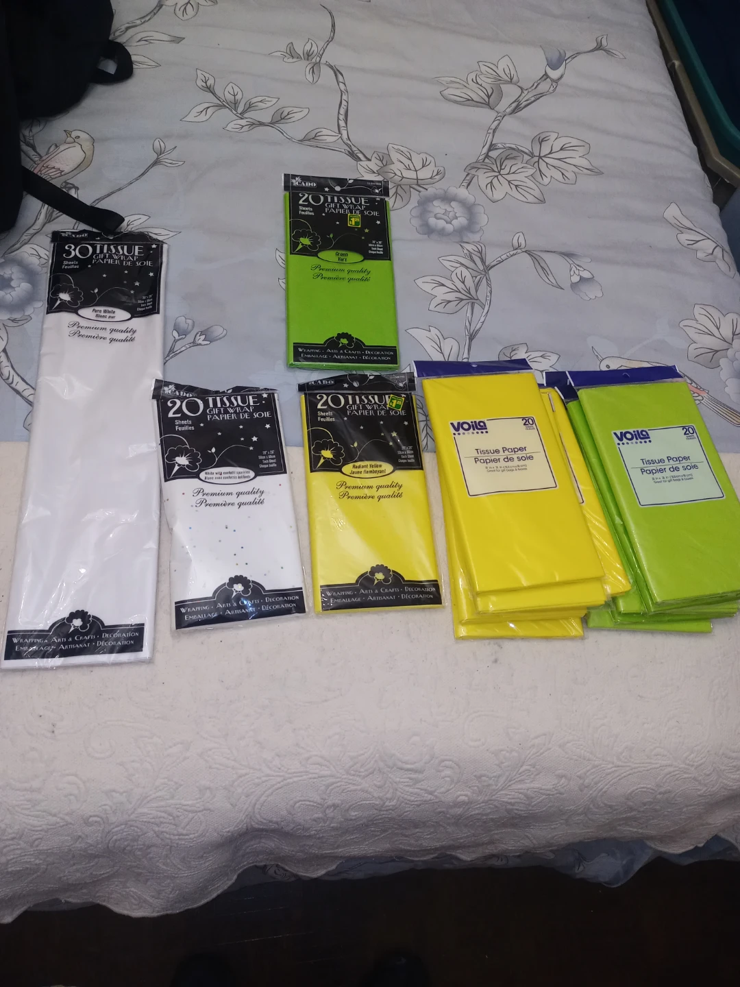 Tissue For Gift Wrapping - 16 packages - New!