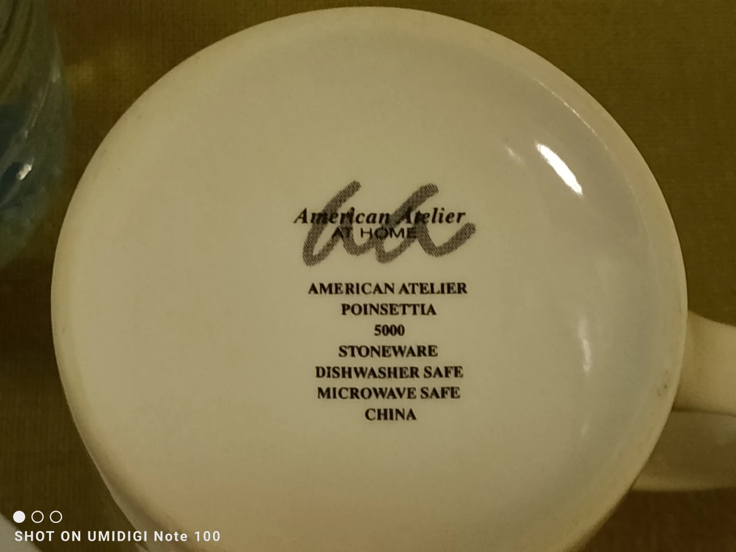 ☕ 🆕 Atelier Poinsettia Stoneware 🚨 Set of (4) ☕ 🆕 - photo 4