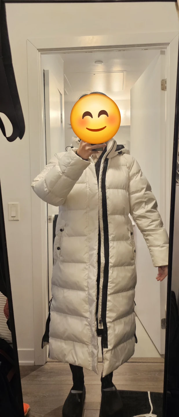 Levi's White Puffer Coat S (unisex) - photo 2