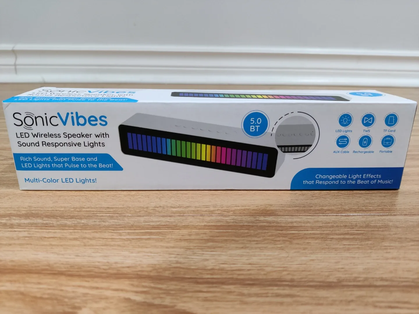 Sonic Vibes LED Wireless Speaker - New in Box!