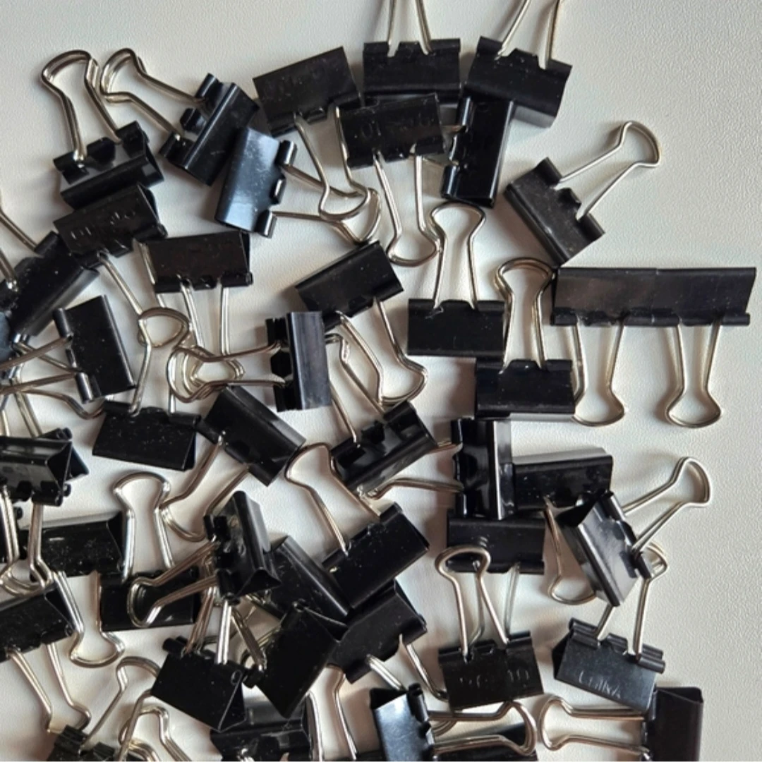 Black Binder Clips - Office Supplies - photo 2