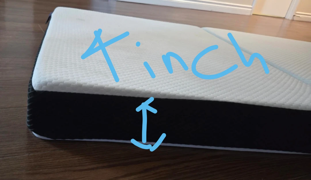 Just for $45, Secretland Tri-Fold Mattress - 4 inch - photo 3