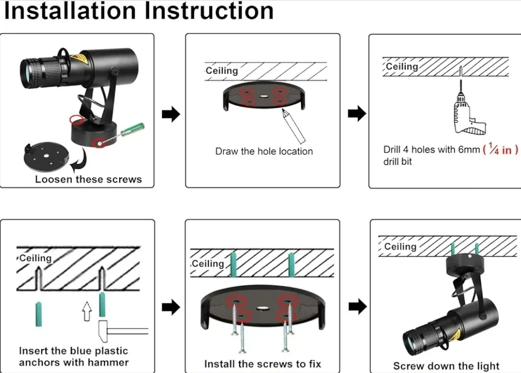 15W LED White Follow Spot Light image indicator(8)
