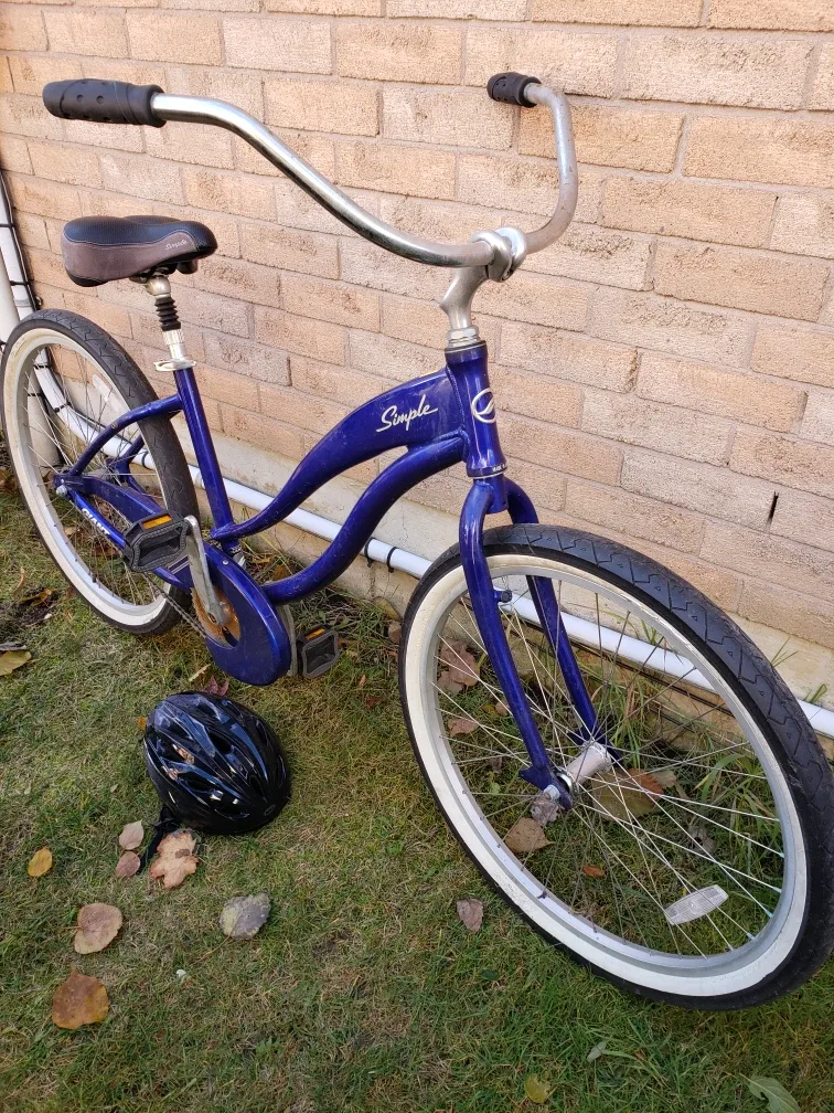 #Cleanout Giant Simple Cruiser Bike - Blue image indicator(5)