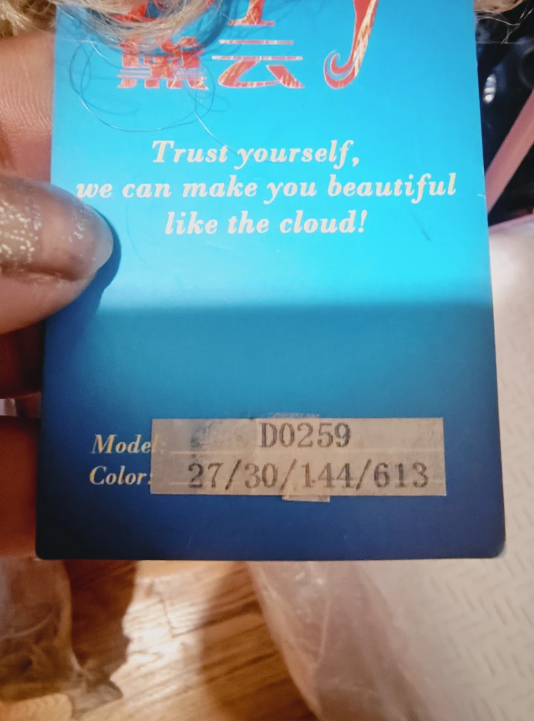 #Cleanout Blonde Curly Wig - Color 27/30/144/613 New - photo 5