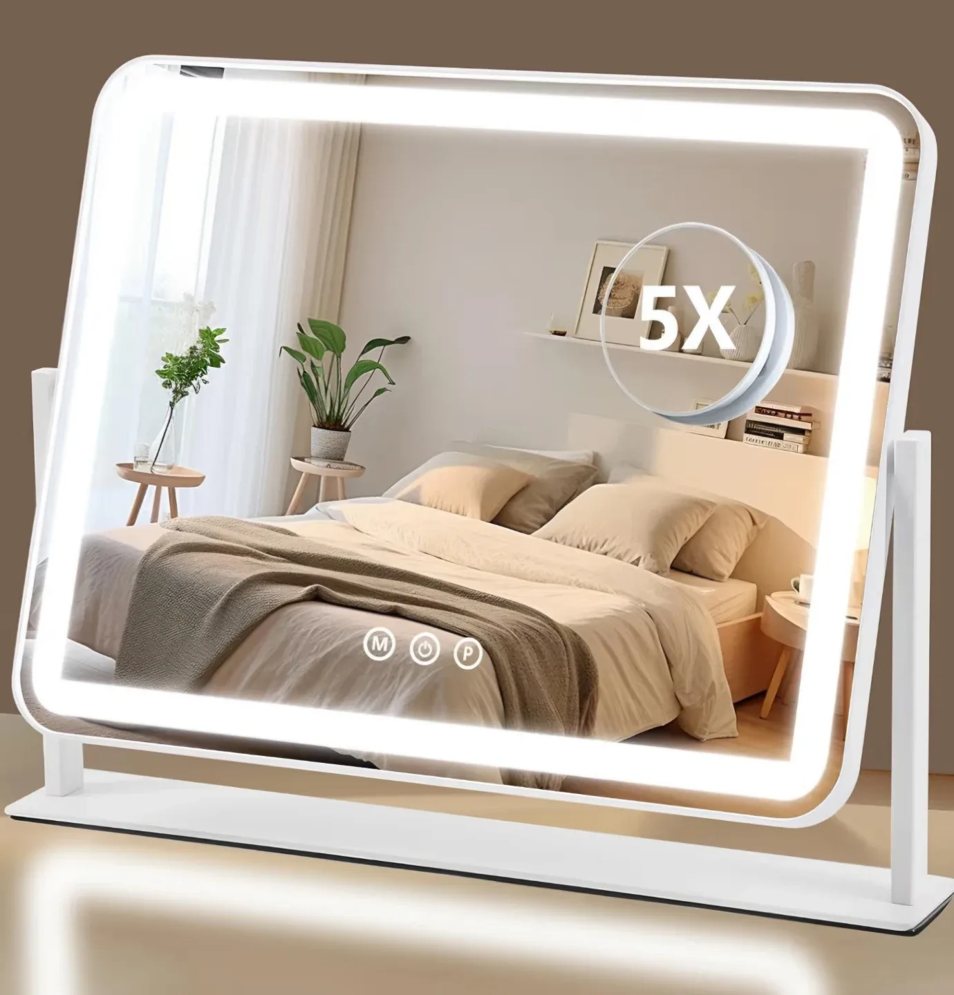 Vanity Mirror with Lights 5X Magnification Spot Mirror(NEW)