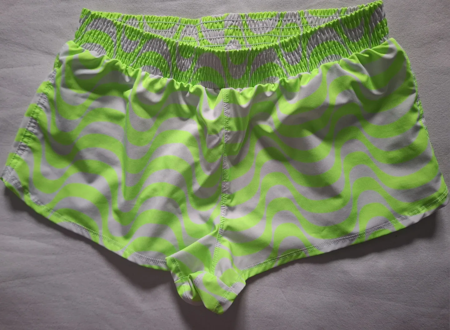 #Cleanout NOBO Women's M/M Shorts - Green/White