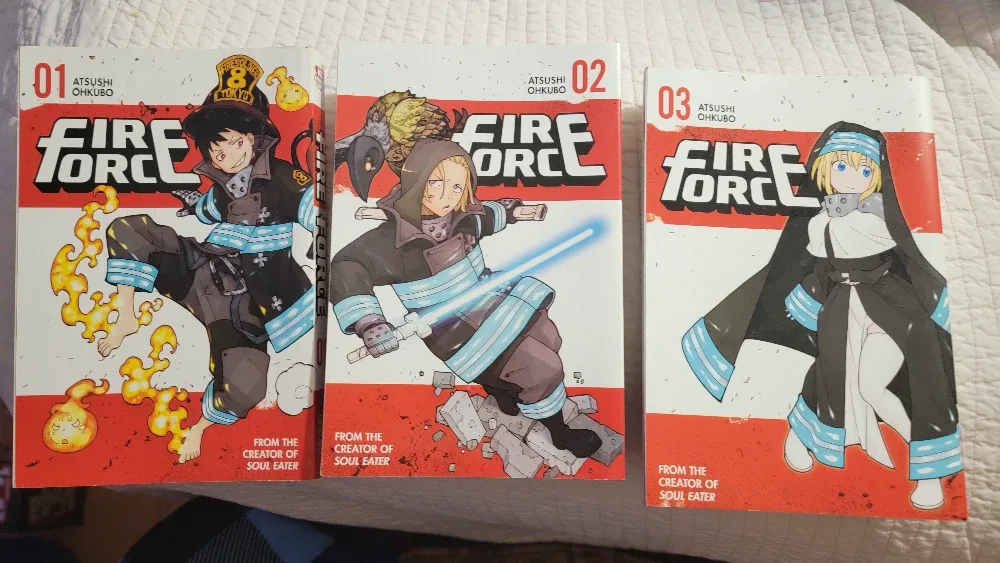 Fire Force Manga Volumes 1-3 by Atsushi Ohkubo