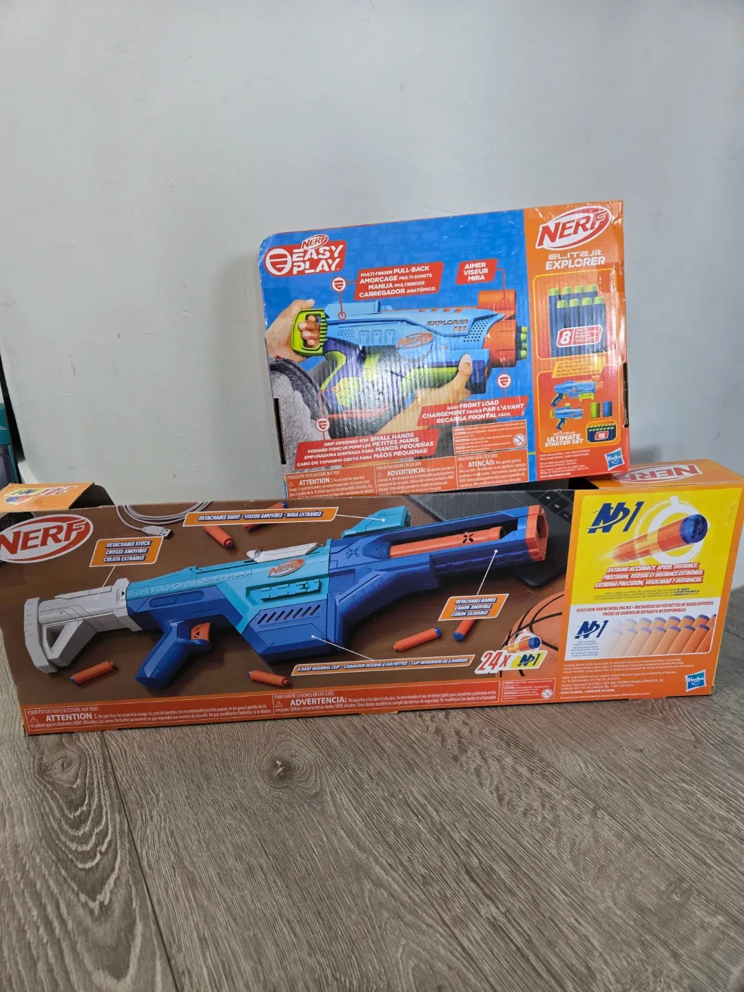 2 brand new nerf gun rifles airsoft image indicator(6)