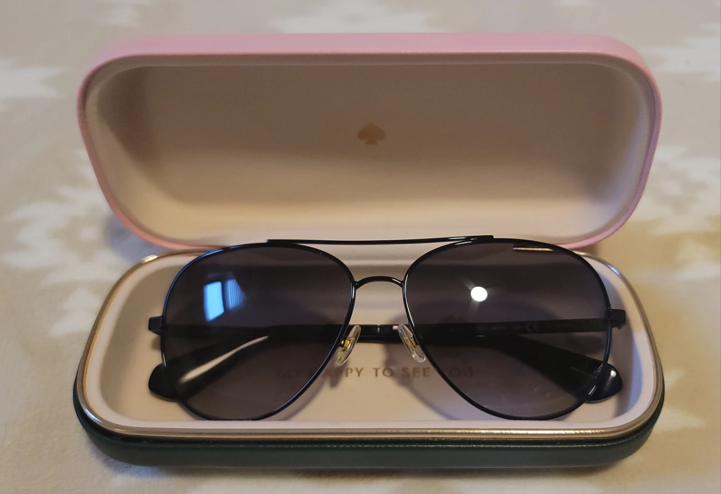 Kate Spade Aviator Sunglasses with Case - photo 3