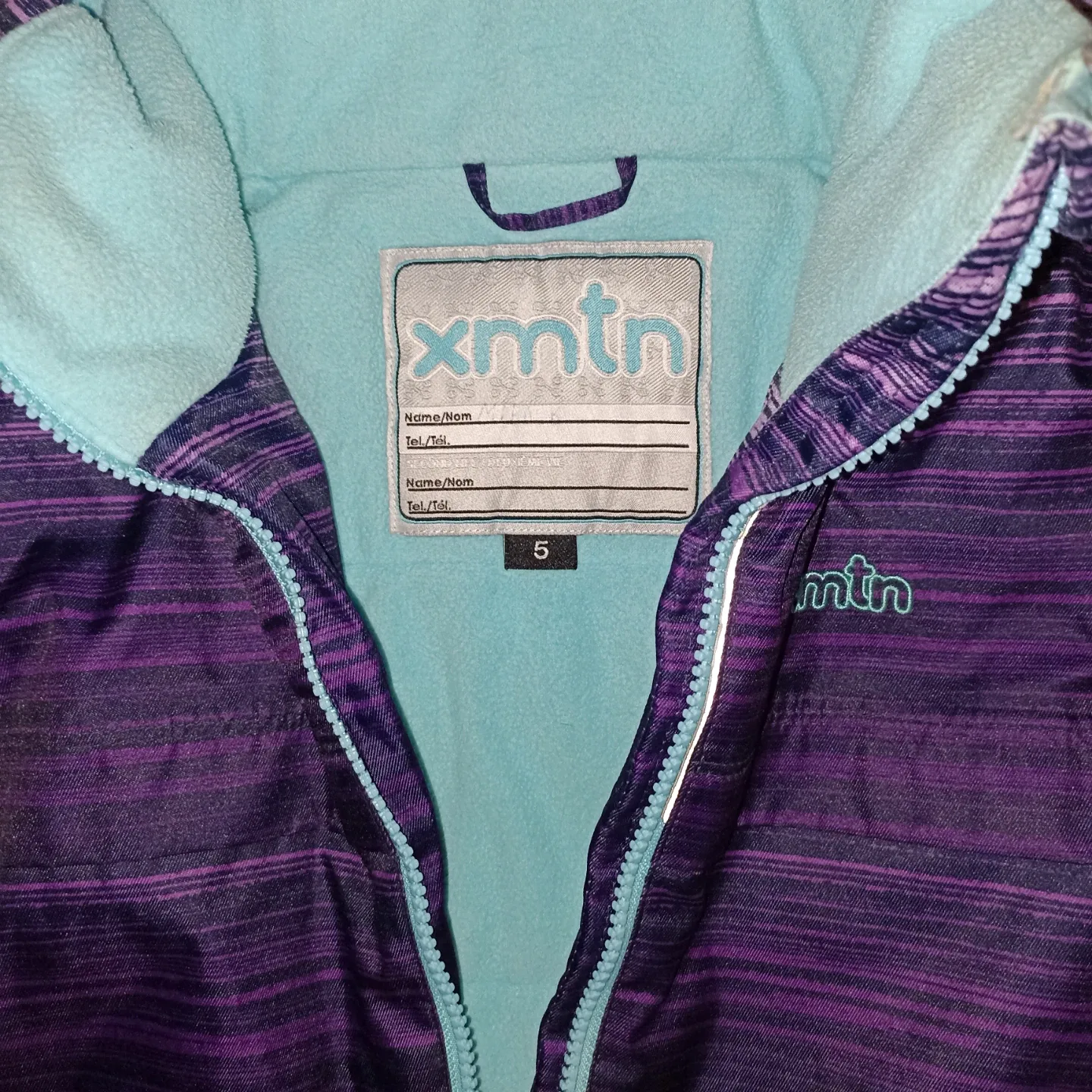 ‼️Sale‼️XMTN Purple & Blue Kids' Snowsuit Size 5 image indicator(2)