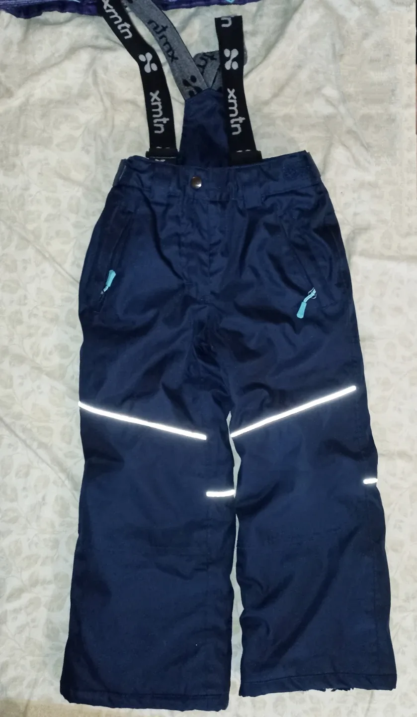 ‼️Sale‼️XMTN Purple & Blue Kids' Snowsuit Size 5 image indicator(4)