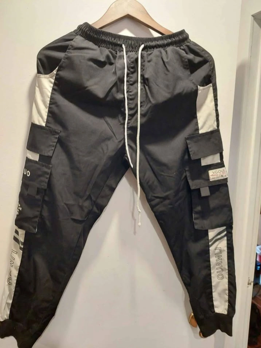 VGOUGE Black Cargo Pants -  children Size XL (14/16)
