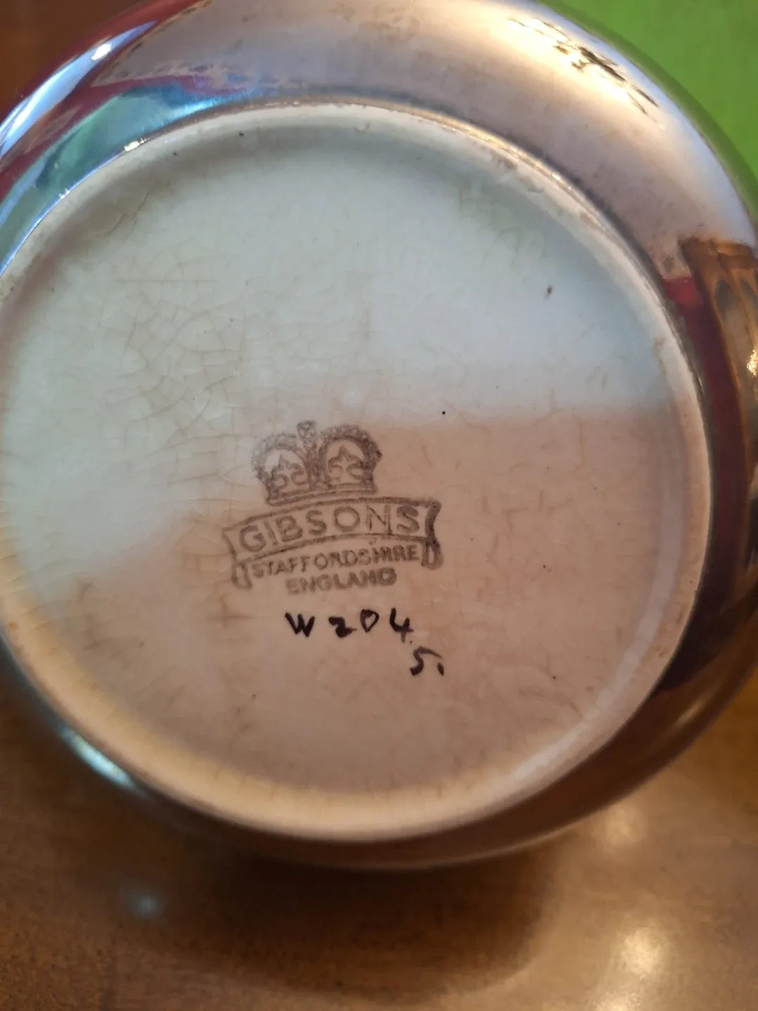 Gibson's Staffordshire England Tea Pot and Sugar Bowl image indicator(2)