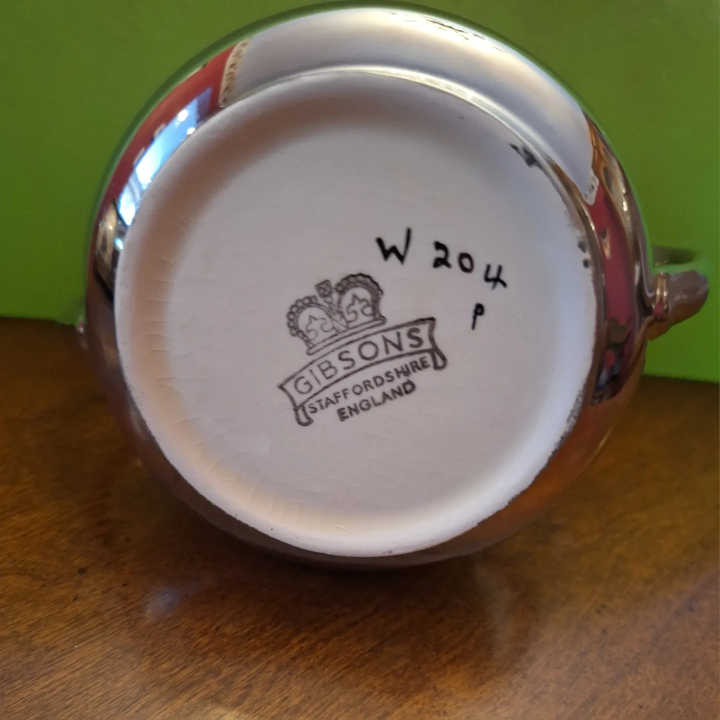 Gibson's Staffordshire England Tea Pot and Sugar Bowl image indicator(4)