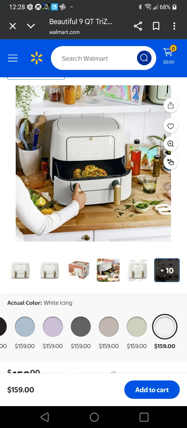 🧡BRAND NEW BEAUTIFUL 9 QUART WHITE AIR FRYER! - photo 5