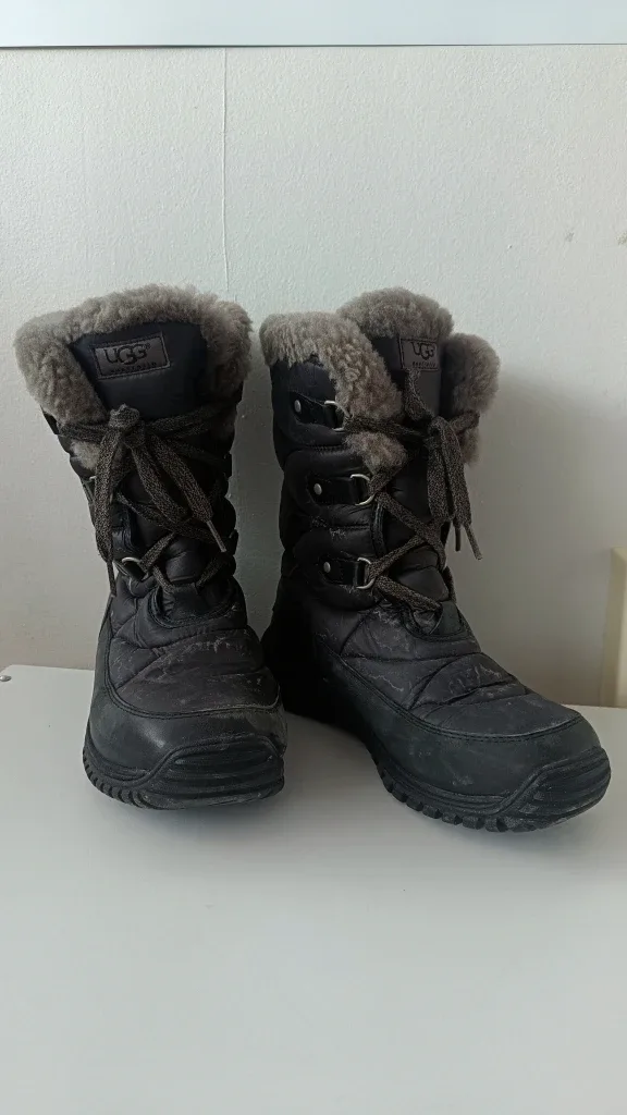UGG Black Winter Boots Size 8 #Cleanout